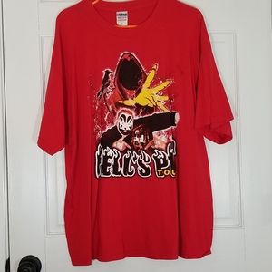 Insane clown posse tour shirt xxl red